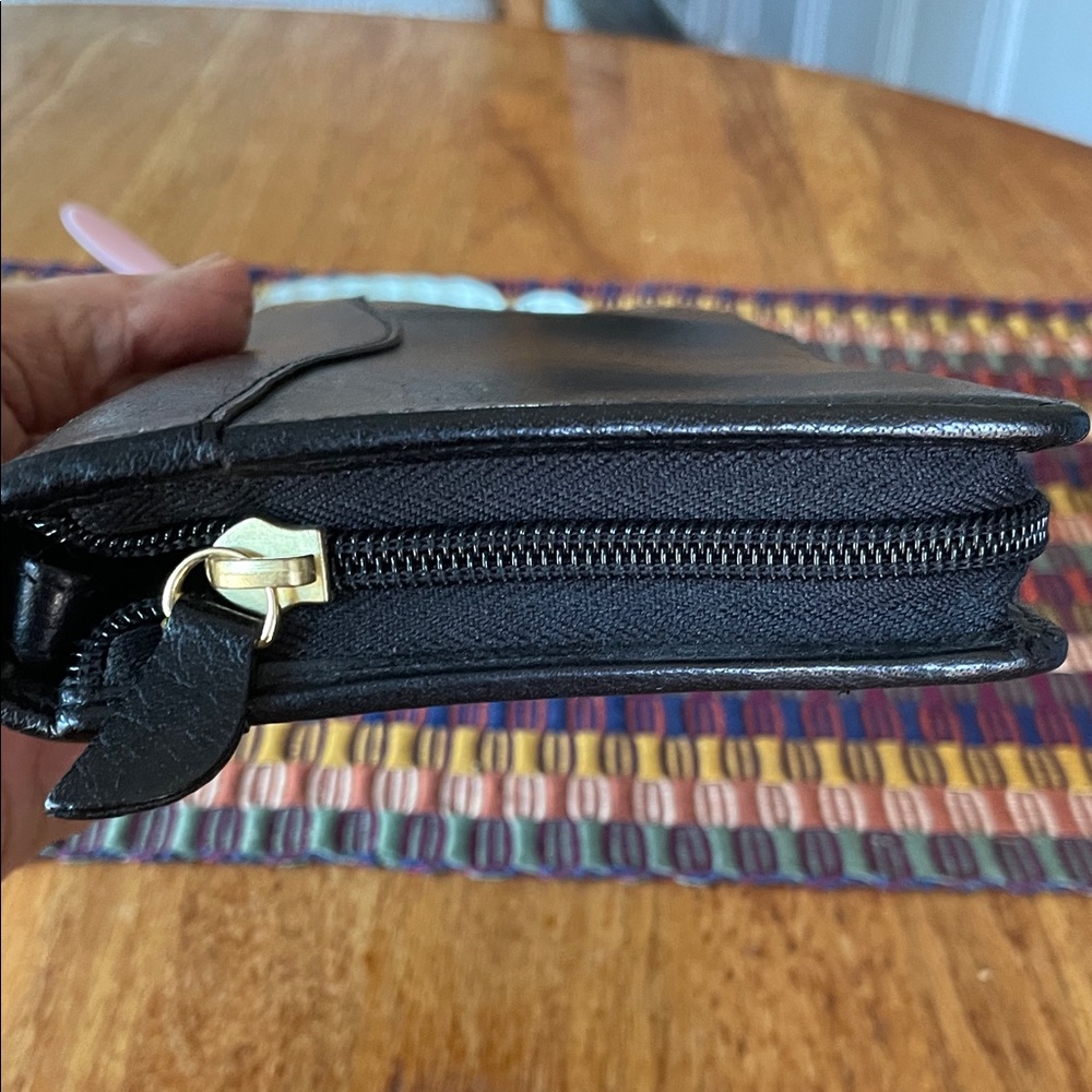 Brahmin Black Leather Wallet - Picture 3 of 9